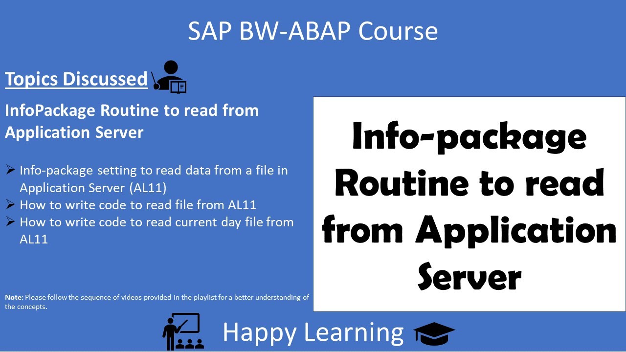 18 Процедура InfoPackage для чтения файла из AL11