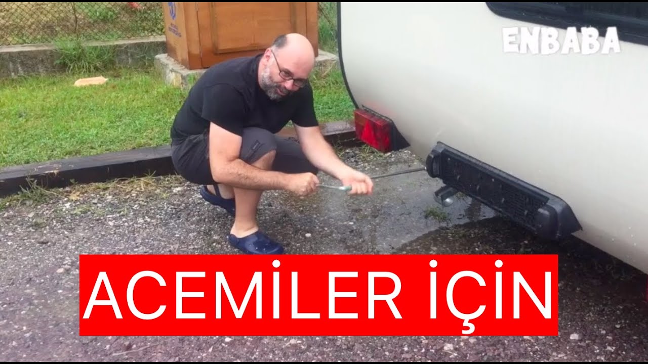 ÇEKME KARAVAN  deneyimi - acemiler için bilgiler