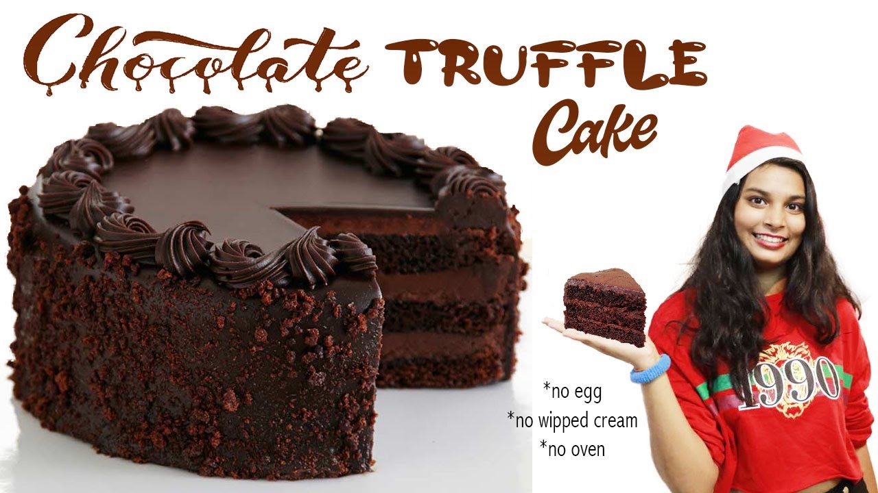 chocolate truffle cake Recipe l Eggless and without oven l Easy Kids Recipes l Cook With Asha