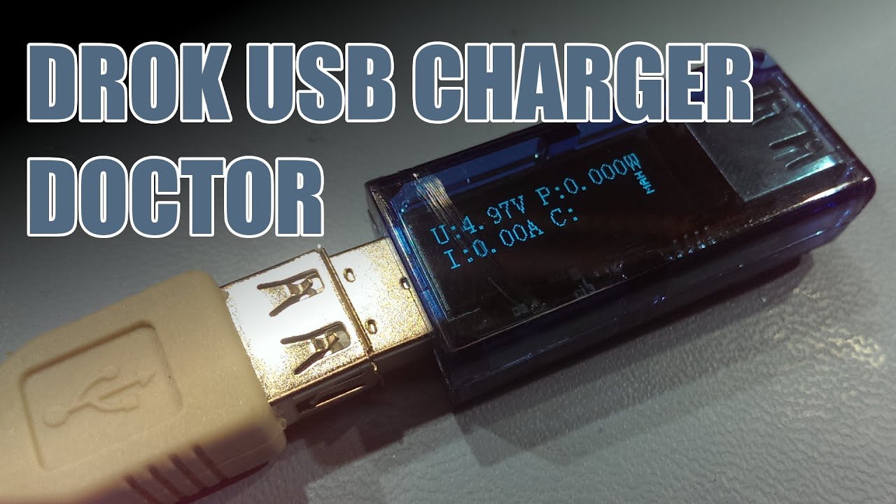 SDG #024 DROK® Mini USB Current Voltage Charger Detector