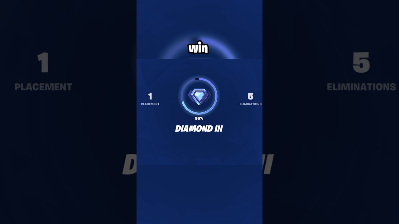 How To Get Out of Diamond in Ranked Fortnite #fortnite #fortnitebattleroyale #codeblunder #ranked