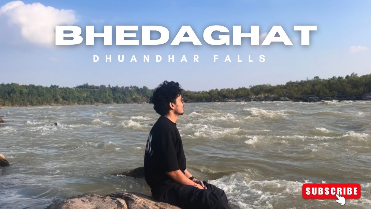 Bhedaghat, Dhuandhar Falls & Gwari Ghat Bike Ride on Hunter 350 - Jabalpur Travel Vlog