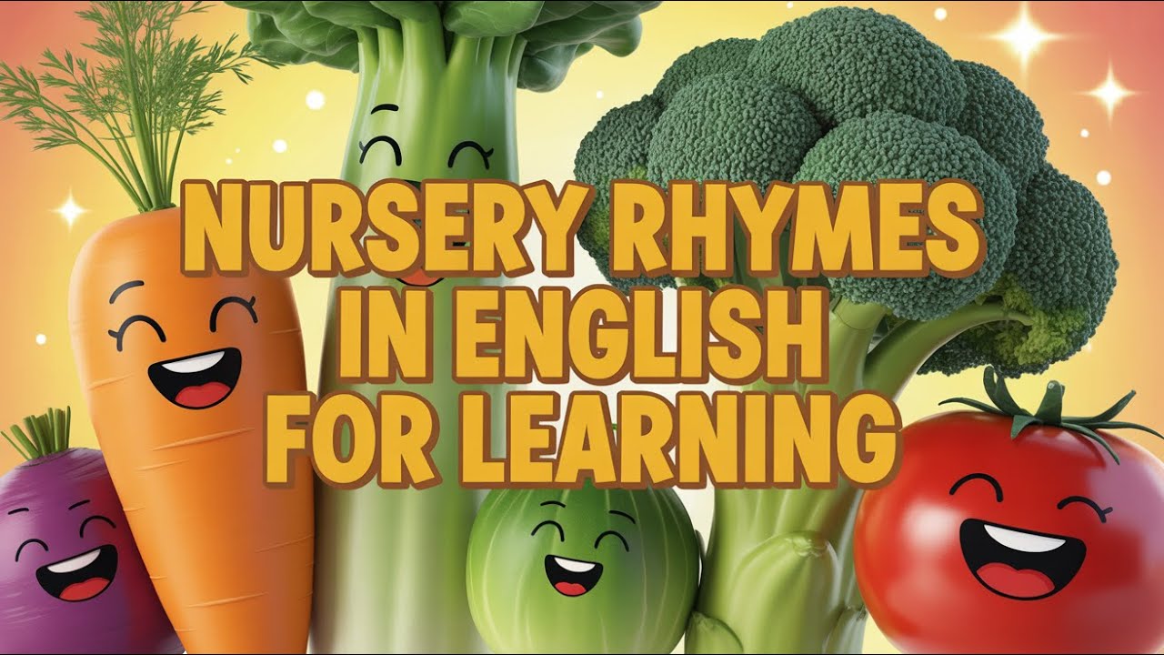 Kids Learning Songs | Learn English and Vegetables Through Nursery Rhymes Music