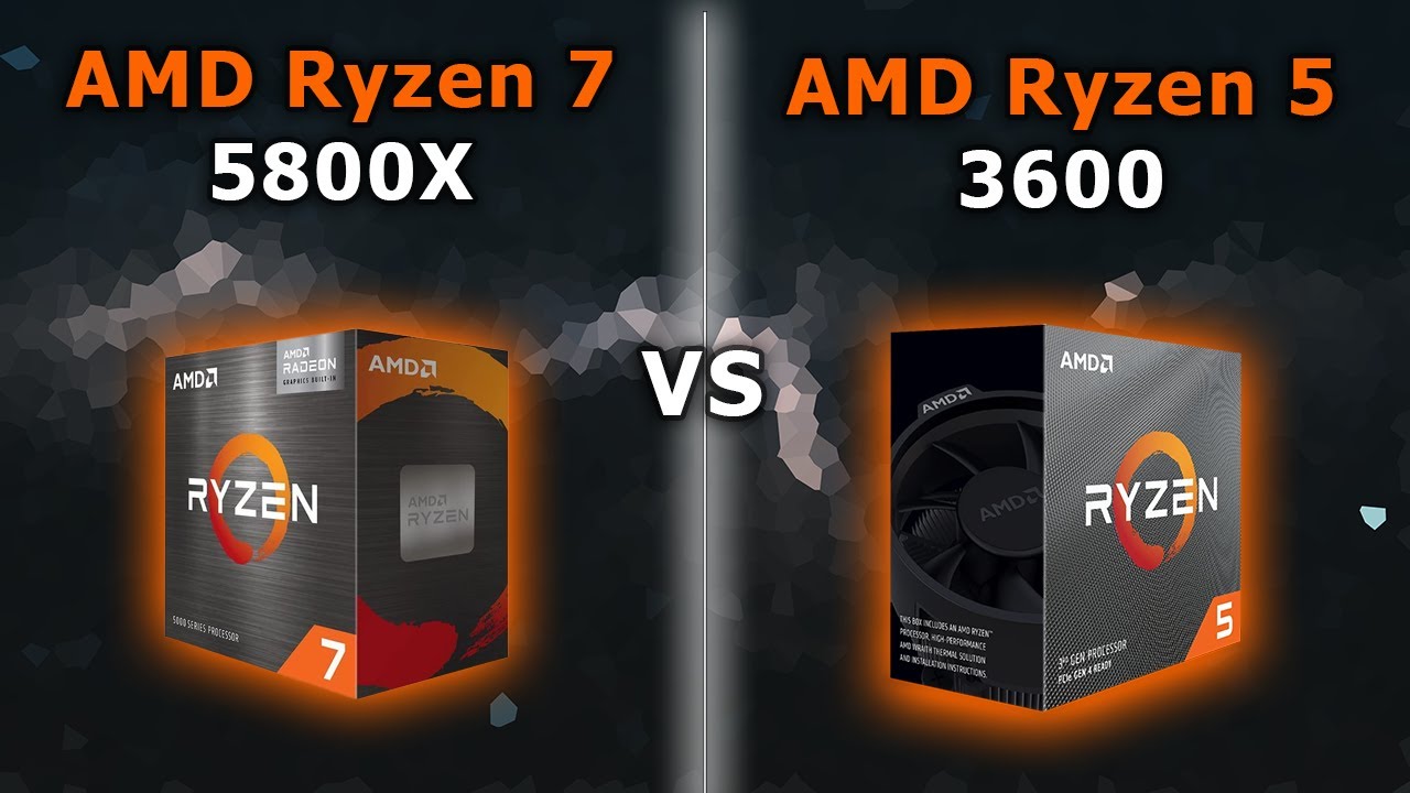 AMD Ryzen 7 5800X vs Ryzen 5 3600 in 10 Games