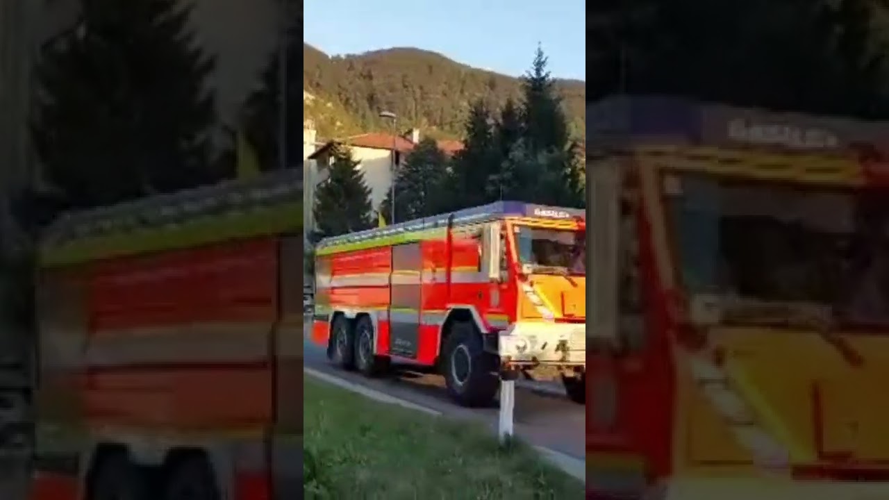 Konvoj zasavskih gasilcev na pomoč na Kras, julij 2022, ZON.si
