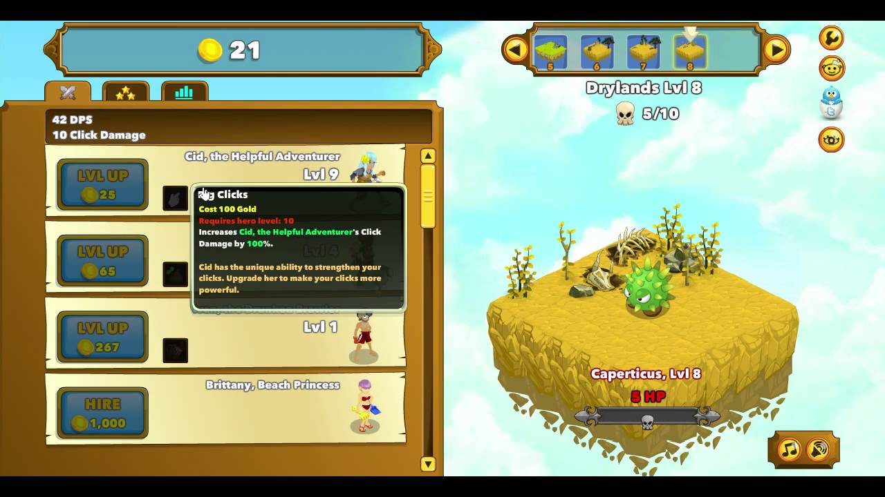 Clicker Heroes Episode 1 - GOALS COMPLETE