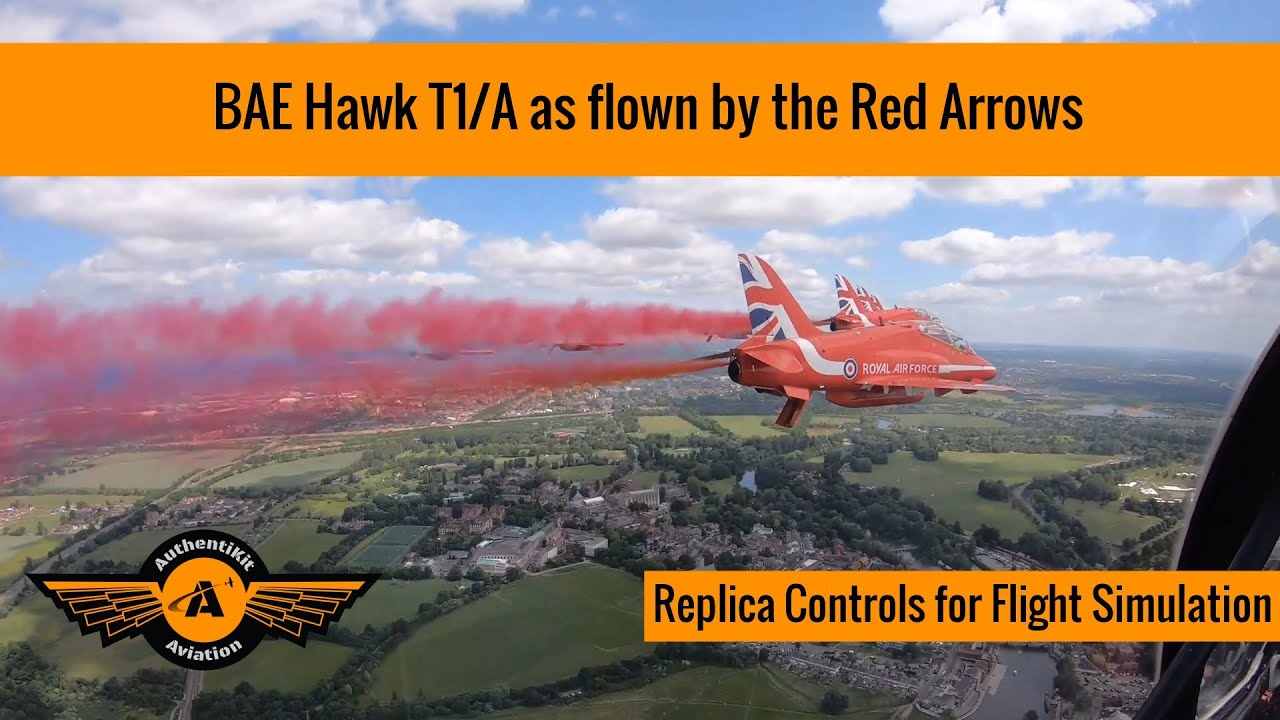 Announcing Red Arrows BAE Hawk T1 Replica Controls by AuthentiKit