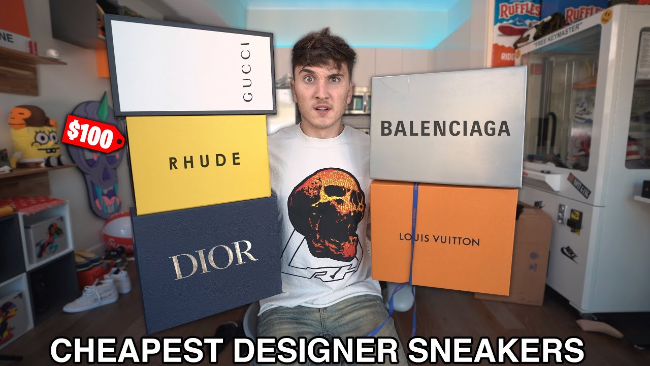 I Bought The Cheapest Designer Sneakers From Dior, Balenciaga, & More!