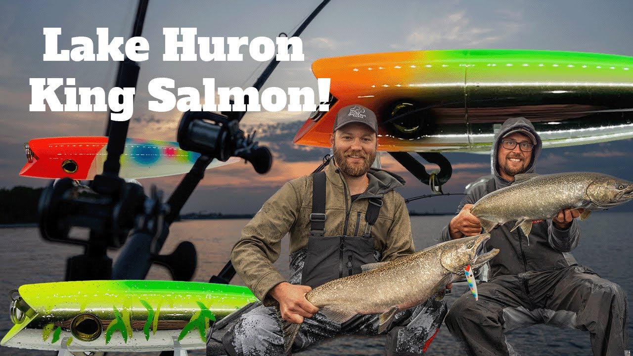 Troll Gator Bait Tackle Plugs for Lake Huron King Salmon!