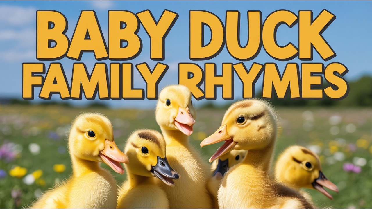 Cute Duck Song for Kids English Learning Music and Sing Along