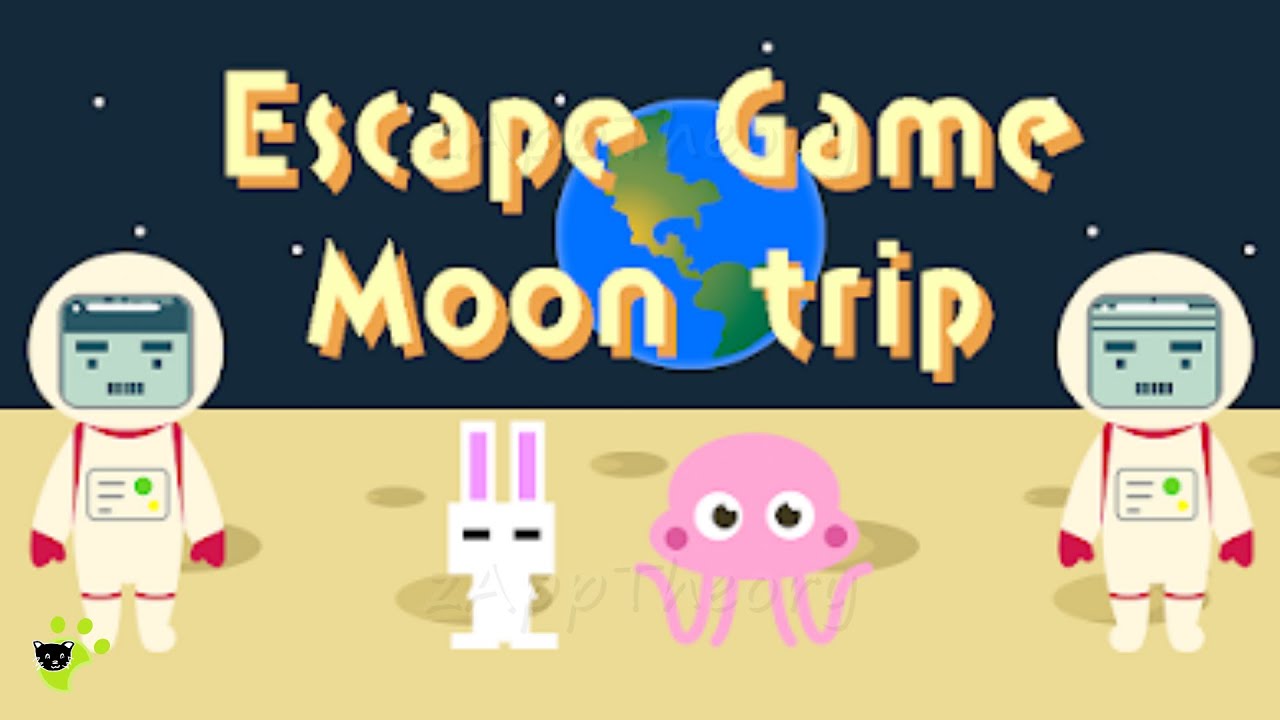 Moon Trip Escape Game 月旅行 Full Walkthrough 脱出ゲーム 攻略 (Tennpa Taira Hirasawa)