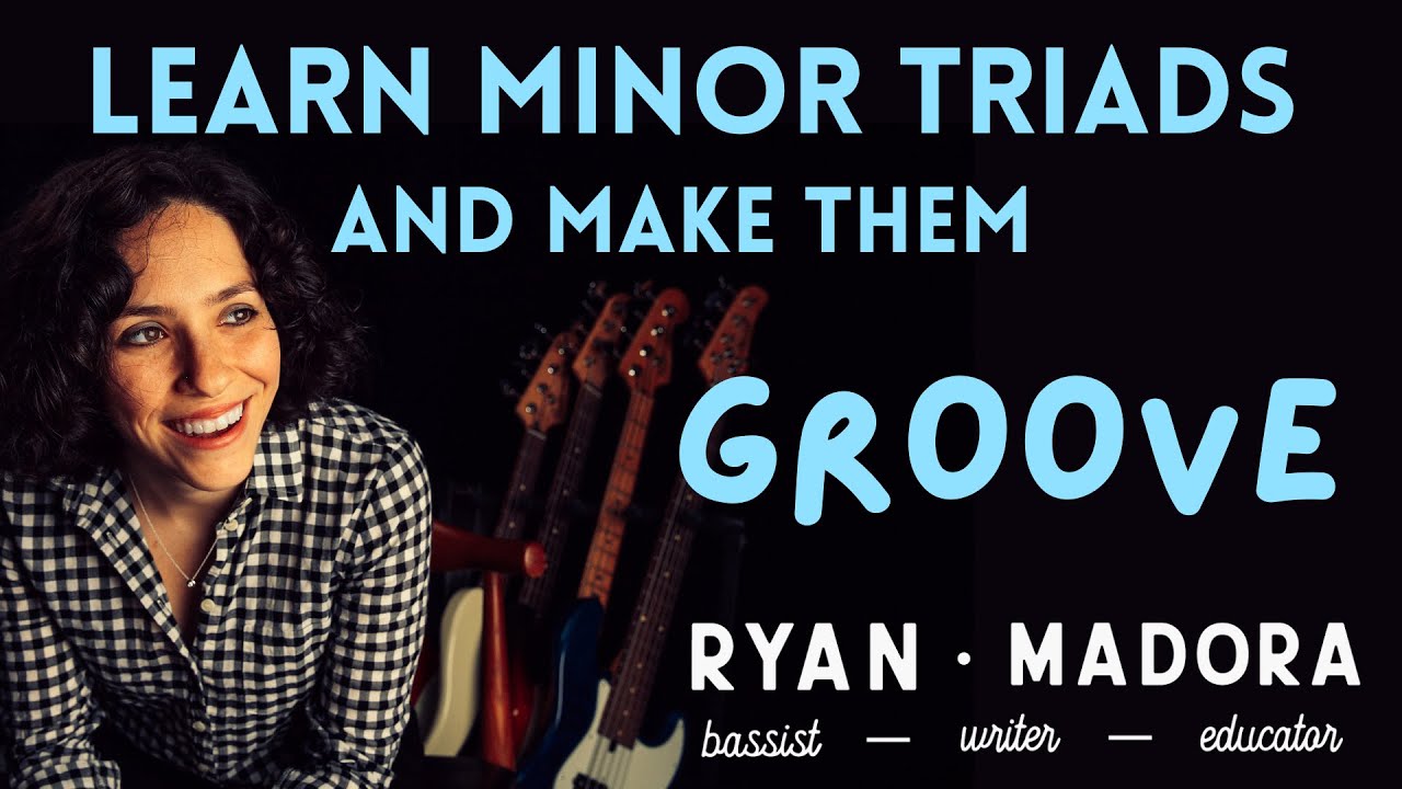 Learn Minor Triads On The Bass and Make Them Groove: One-Four-Five Chord Progression in A minor