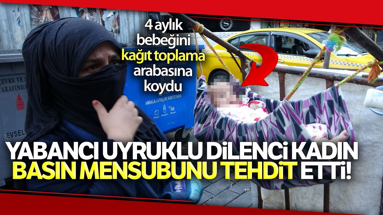Yabancı Uyruklu Dilenci Kadından Basın Mensubuna “Seni Bir Daha Burada Görmeyeceğim” Tehdidi