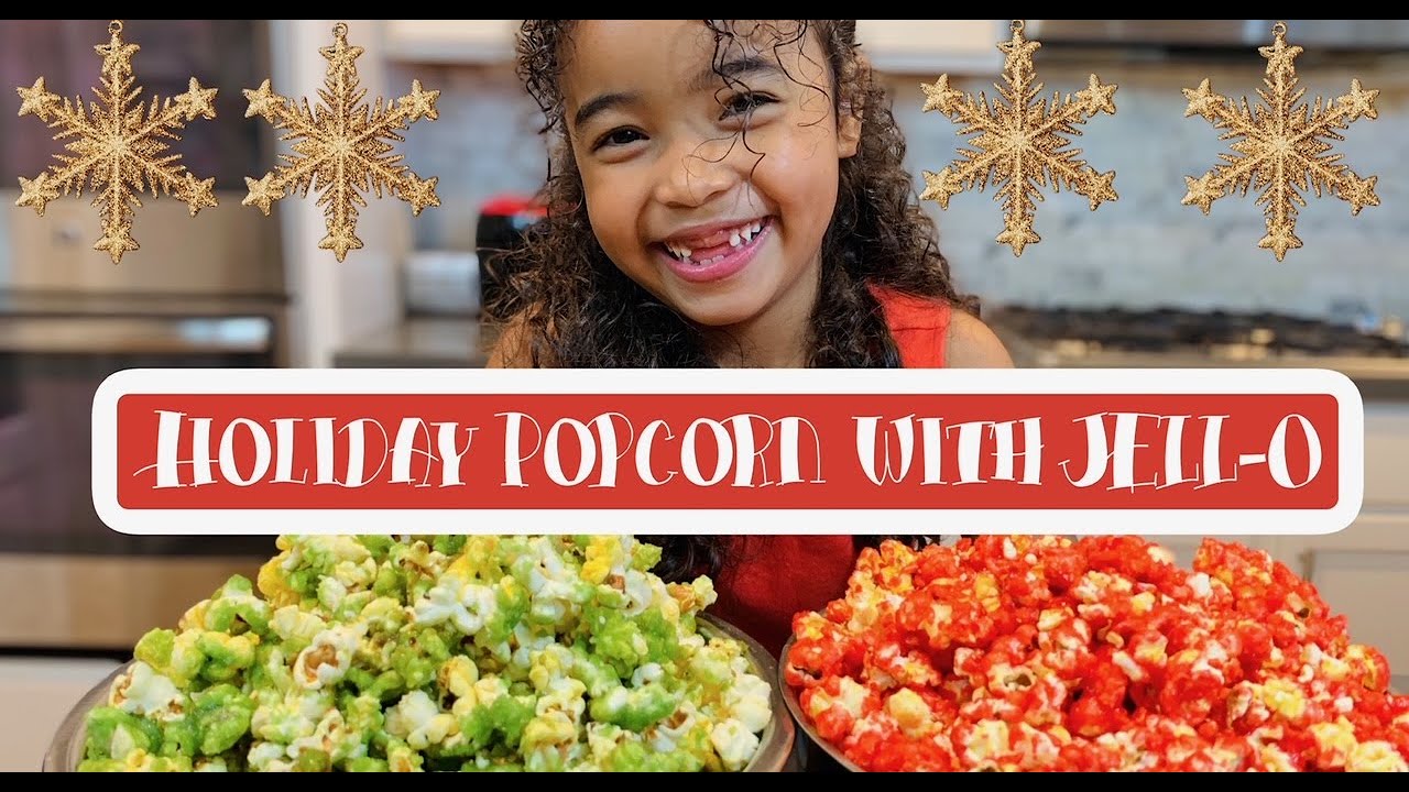 Mina Makes... Holiday Popcorn with JELL-O