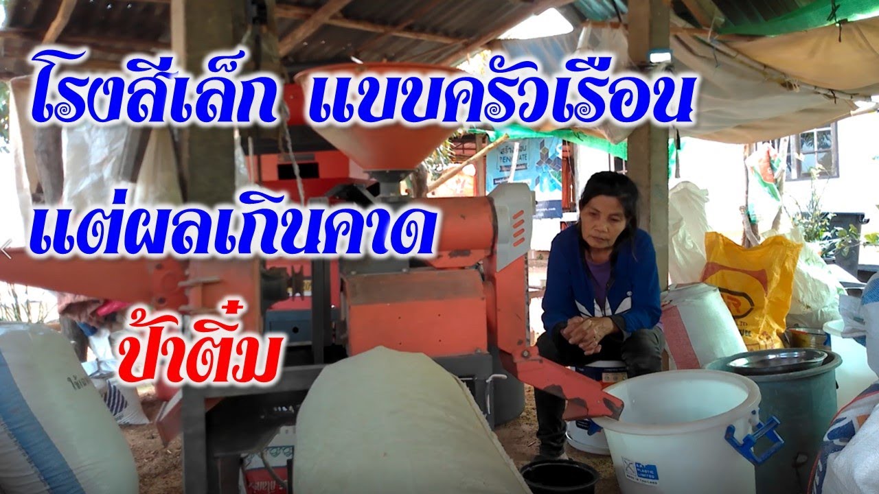เครื่องสีข้าวเล็ก สำหรับครัวเรือน ราคาจับต้องได้