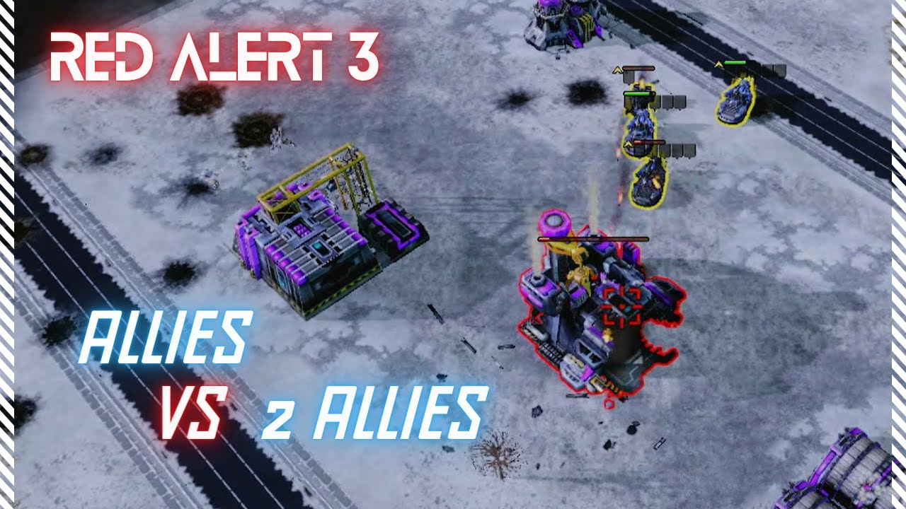Difficult Skirmish Win Against 2 Allied Bases - C&C Red Alert 3 - Xbox 360