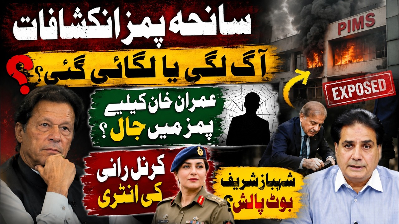 PIMS Fire Mystery SOLVED | 14 Children Burned | Imran Khan Trap? Colonel Rani Entry Raises Question
