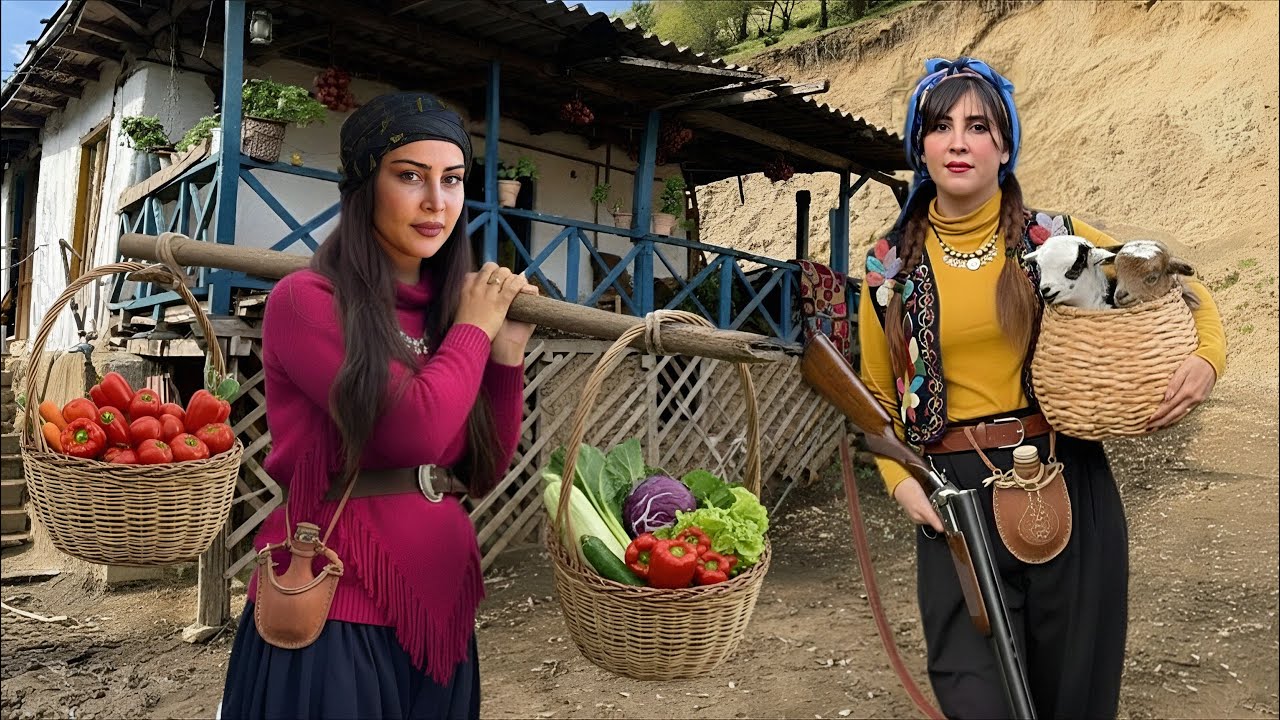 No Stove! How Do Nomadic Girls Make Bread and Meat the Traditional Way?