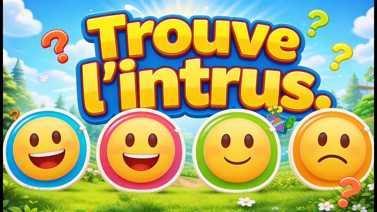 Trouve l'intrus en 5 secondes I Niveau facile