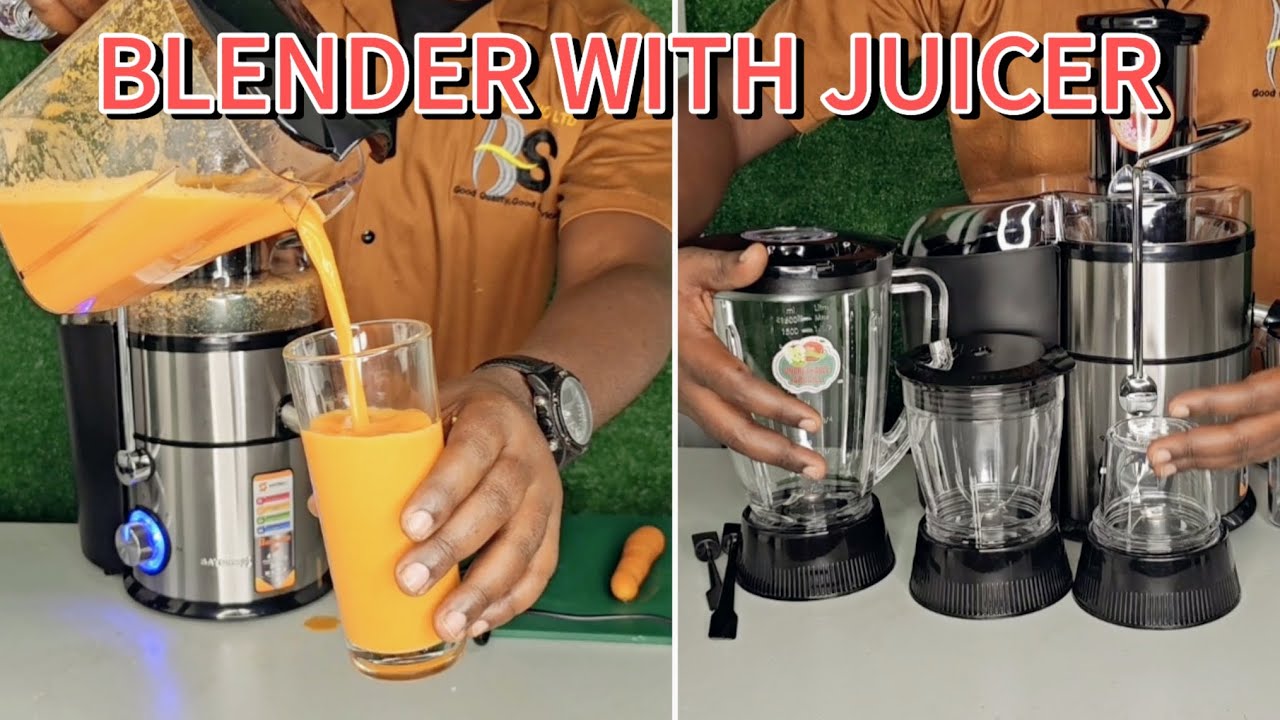 Mbega ukuntu ikora neza! reba BLENDER 4 IN 1 WITH JUICER.