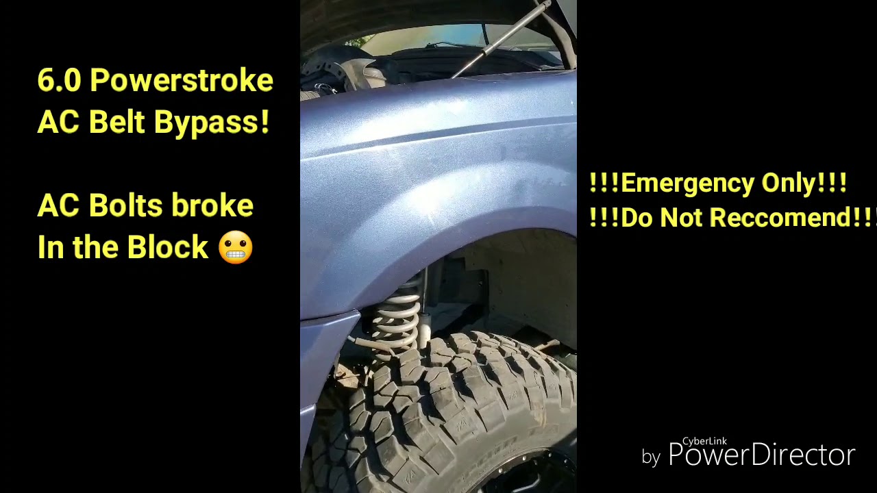 6.0 Powerstroke AC bypass
