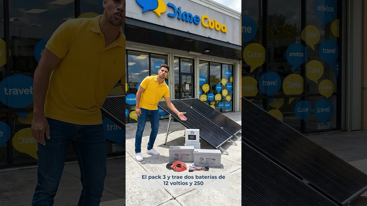 🌞 Kit solar para Cuba: 5 opciones para aliviar los apagones