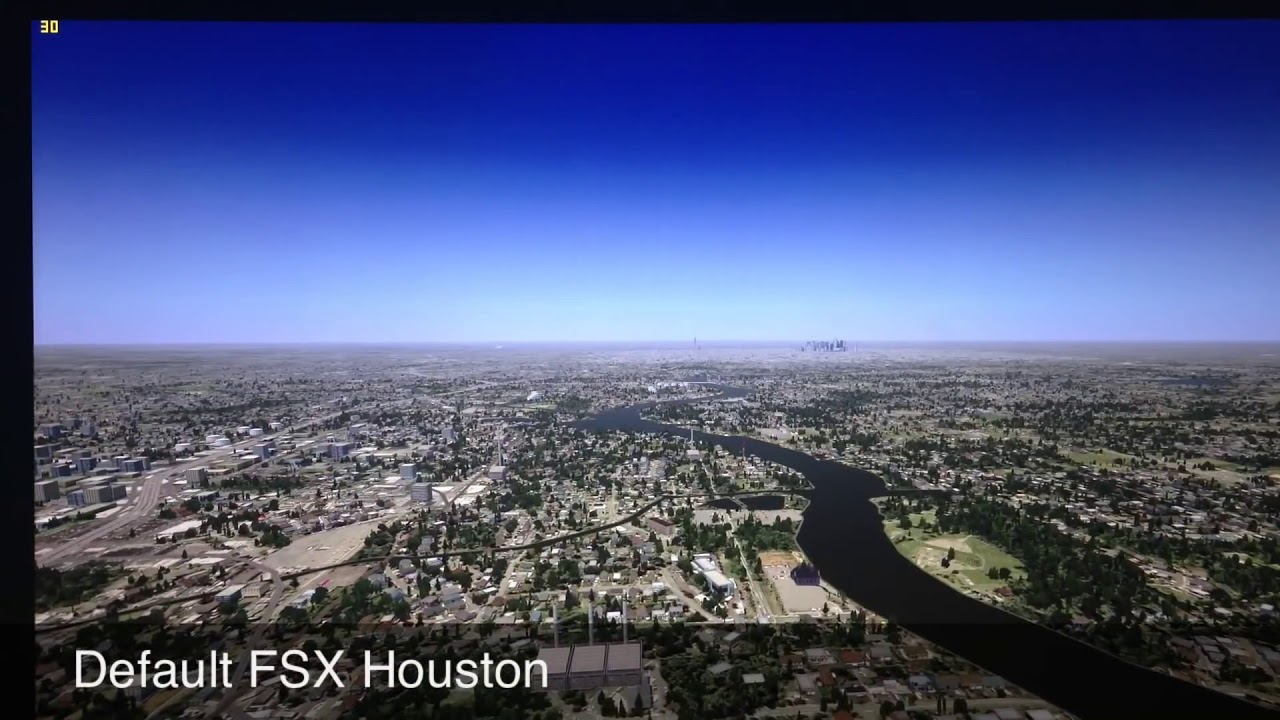 Orbx FTX Global vs Default FSX