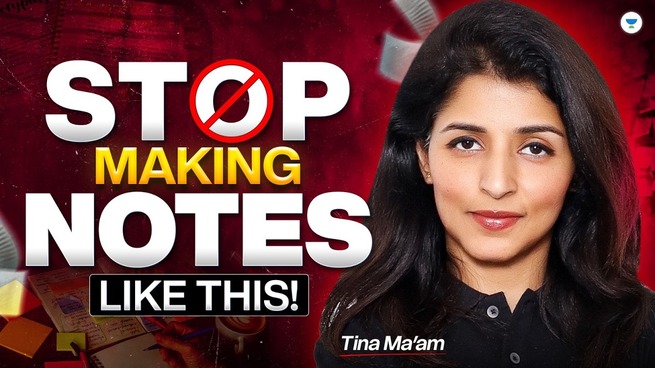 NEET 2027 : How to Make Notes - Tips & Tricks | Biology | Tina ma'am