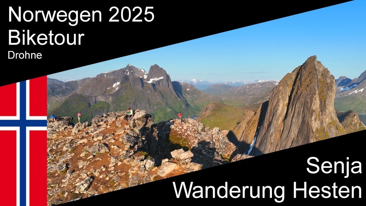 Norwegen  - Senja Wanderung Hesten