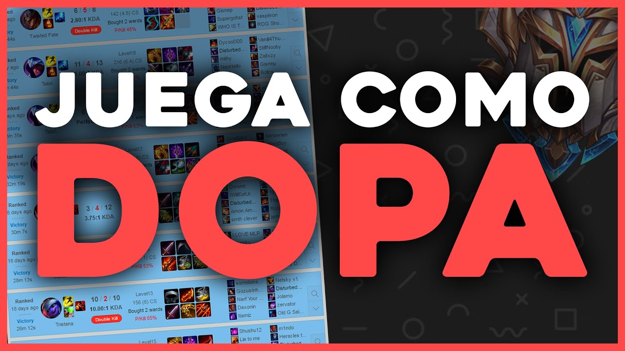DOPA REVELA sus SECRETOS 🥇 ¡Por Esto es CHALLENGER! ►Guía de League of Legends
