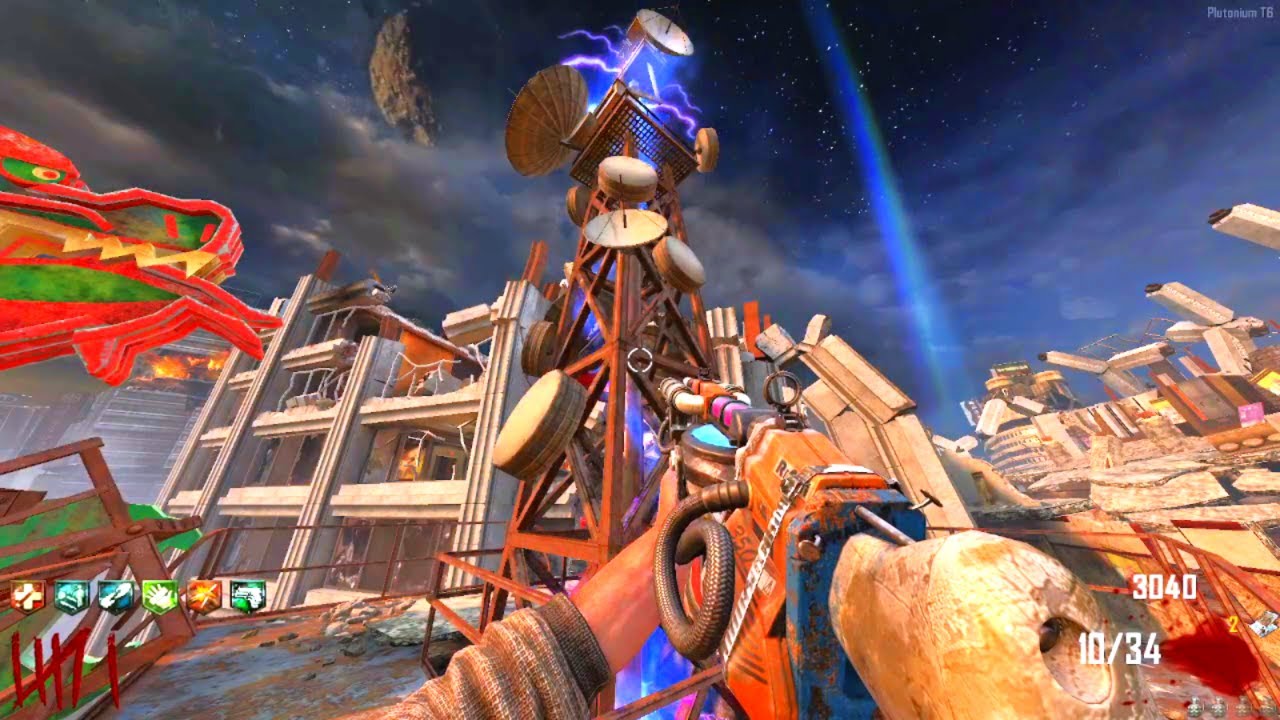 DIE RISE Easter egg Richtofen side gameplay. No Commentary (Black Ops 2)