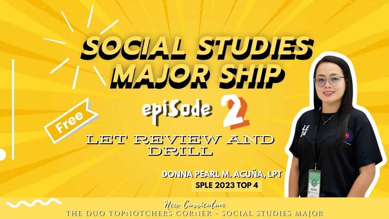 LET REVIEW AND DRILL  MARCH 2025 (New Curriculum)