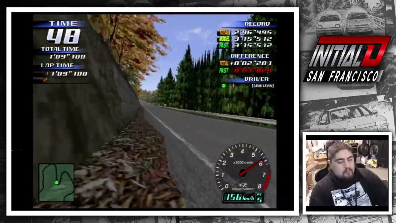 Initial D Arcade Stage Ver.3 — Time Attack :v 86L Usui CCW Dry 3'09