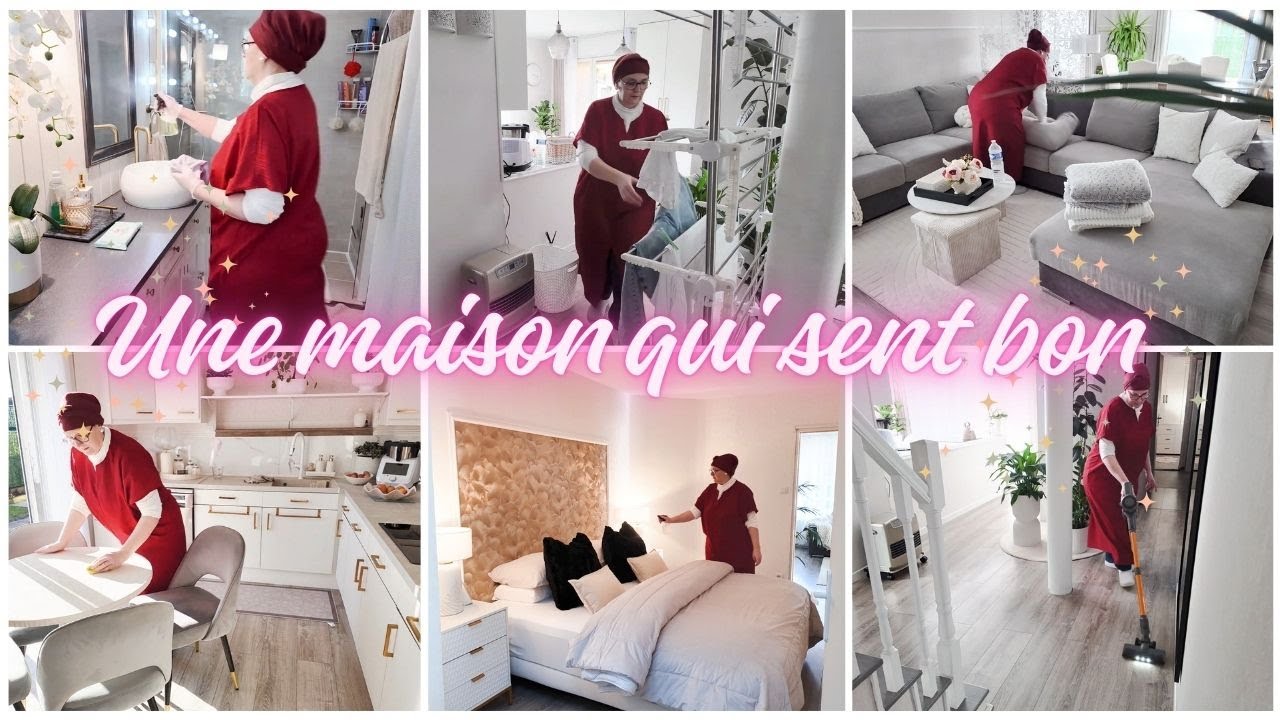 ROUTINE MÉNAGE QUOTIDIENNE ( MATIN ) POUR UNE MAISON QUI SENT BON