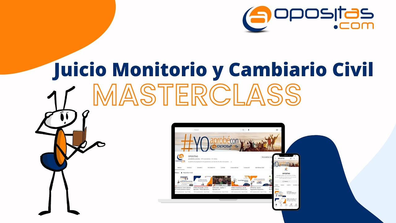 MASTERCLASS Juicio Monitorio y Cambiario Civil | Opositas.com