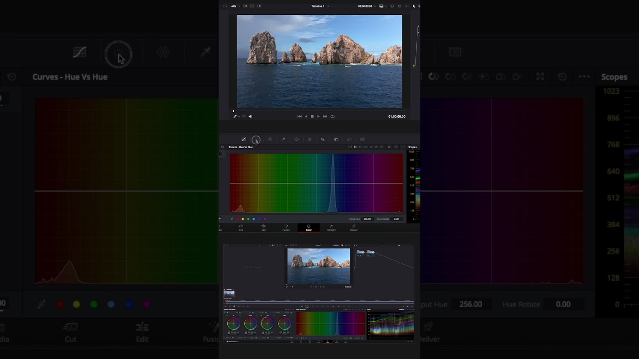 Correcci&oacute;n de color en Davinci Resolve de tomas de drones DJI #dlog #dji #drone  #tutorial