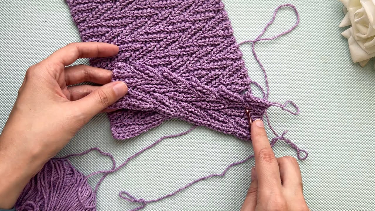 💥🌷 Crochet Magic: The Stunning Textured Wave Stitch You Have to Try! The Magical 