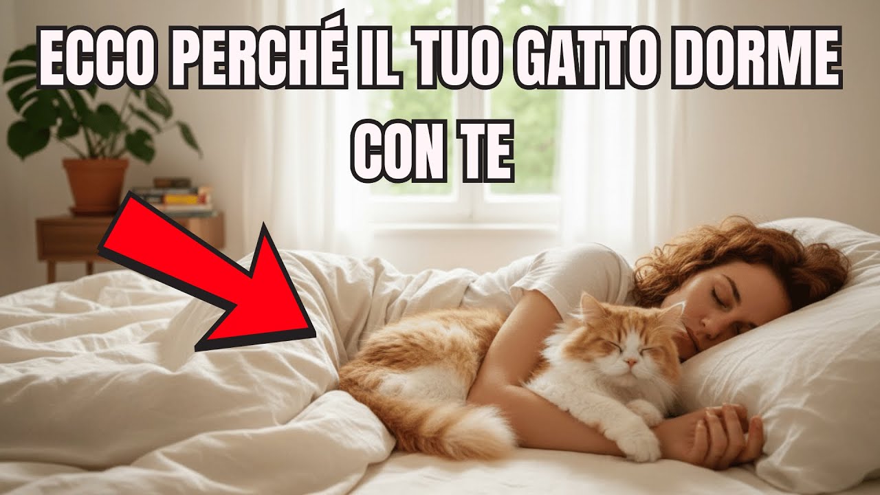 Perché il Gatto Dorme con Te? 8 Motivi Sorprendenti