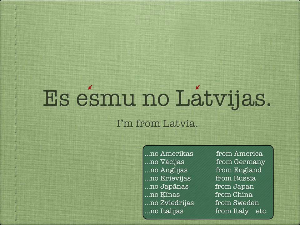 Learn Latvian Language Lesson 2