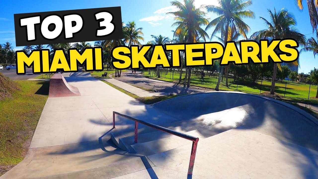 Top 3 MIAMI Florida Skateparks! | Florida Skateboarding