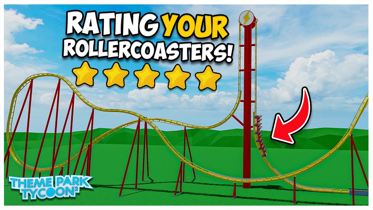 Оцените СВОИ 5-звездочные американские горки в Theme Park Tycoon 2!