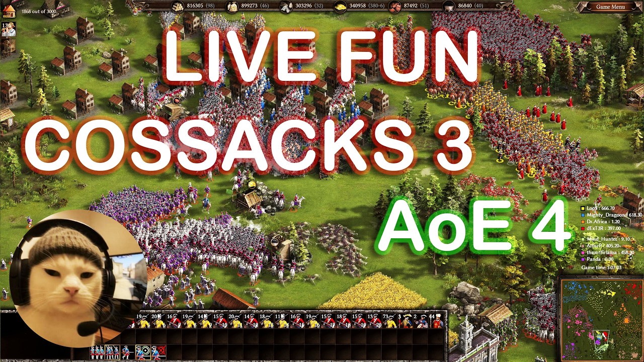 ЖИВИ УДОВОЛЬСТВИЕМ — Cossacks 3 и Age of Empires 4!