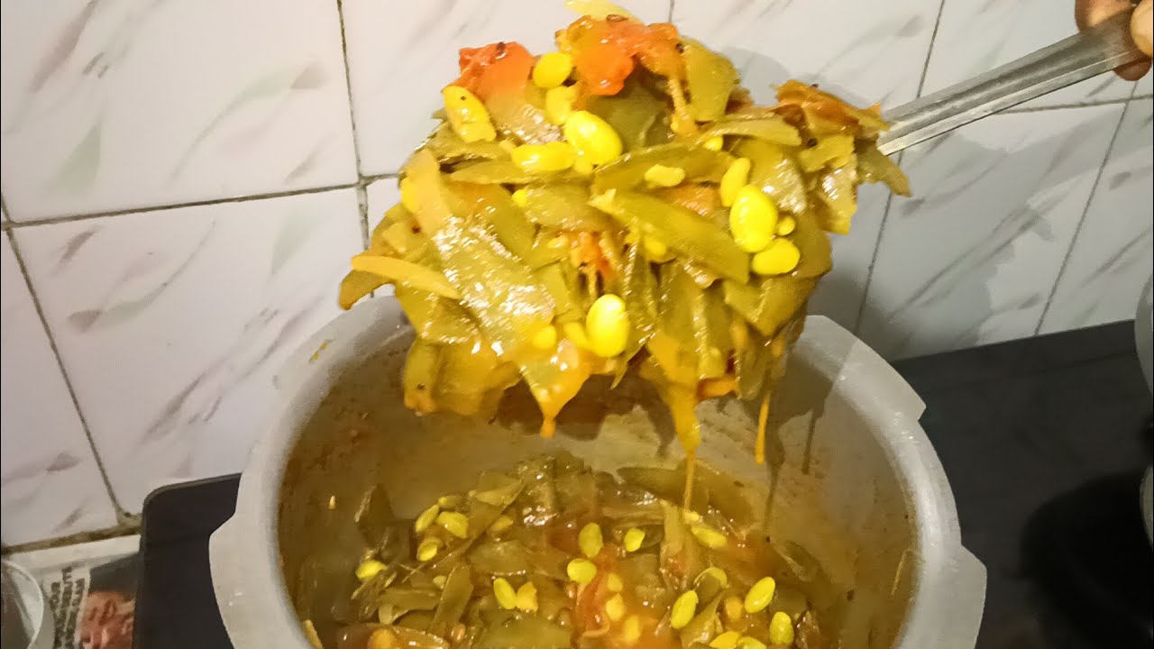 Just eat once this tangy Indian broad beans  curry ##cooking## ##simple stir## ##broad beans##