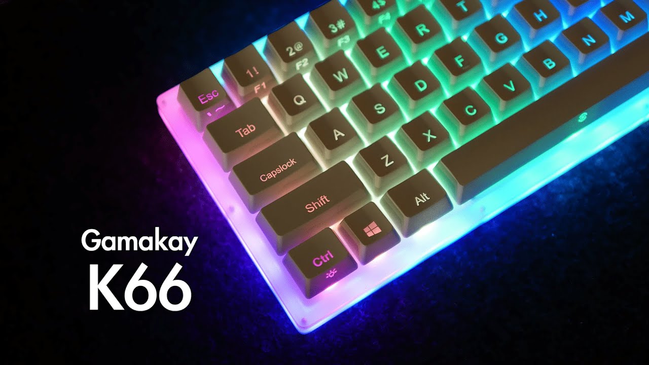 GamaKay K66 Mechanical Keyboard Unboxing & Review (Red Switch)