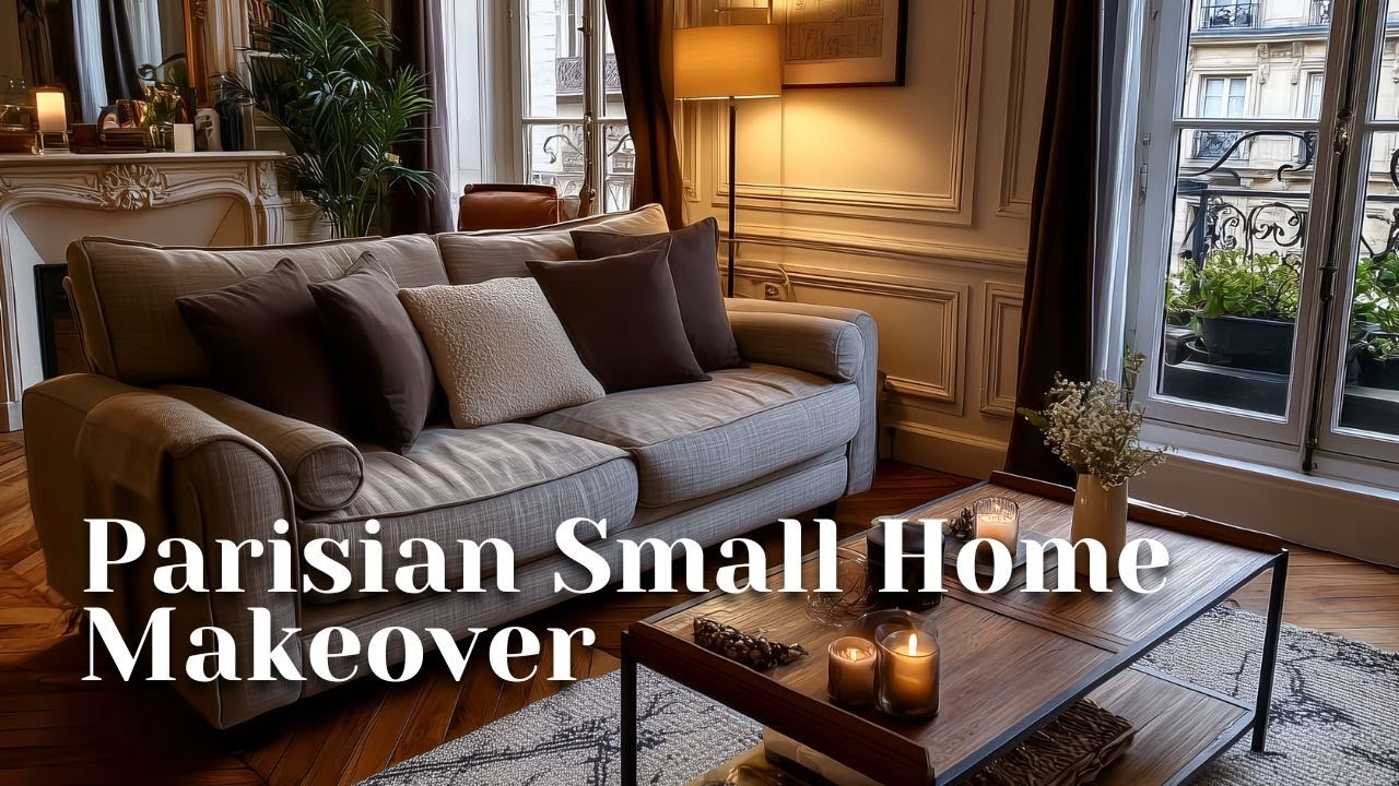Parisian Small Home Makeover | Elegant French Decor Ideas for Compact Living
