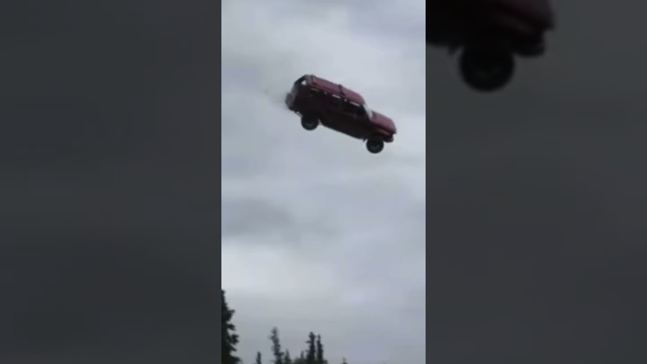 Car driving off a cliff meme #shorts