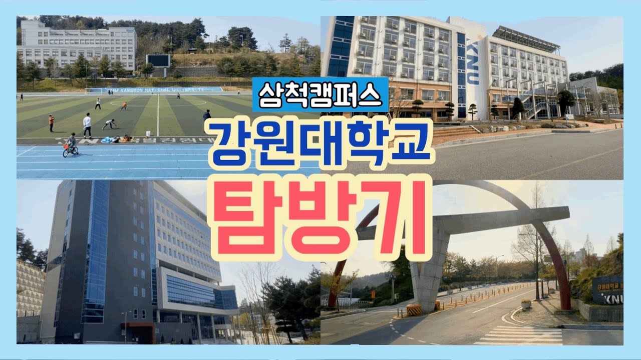 강원대학교 삼척캠퍼스 탐방하기🏫 개강연기된 신입생들 주목!