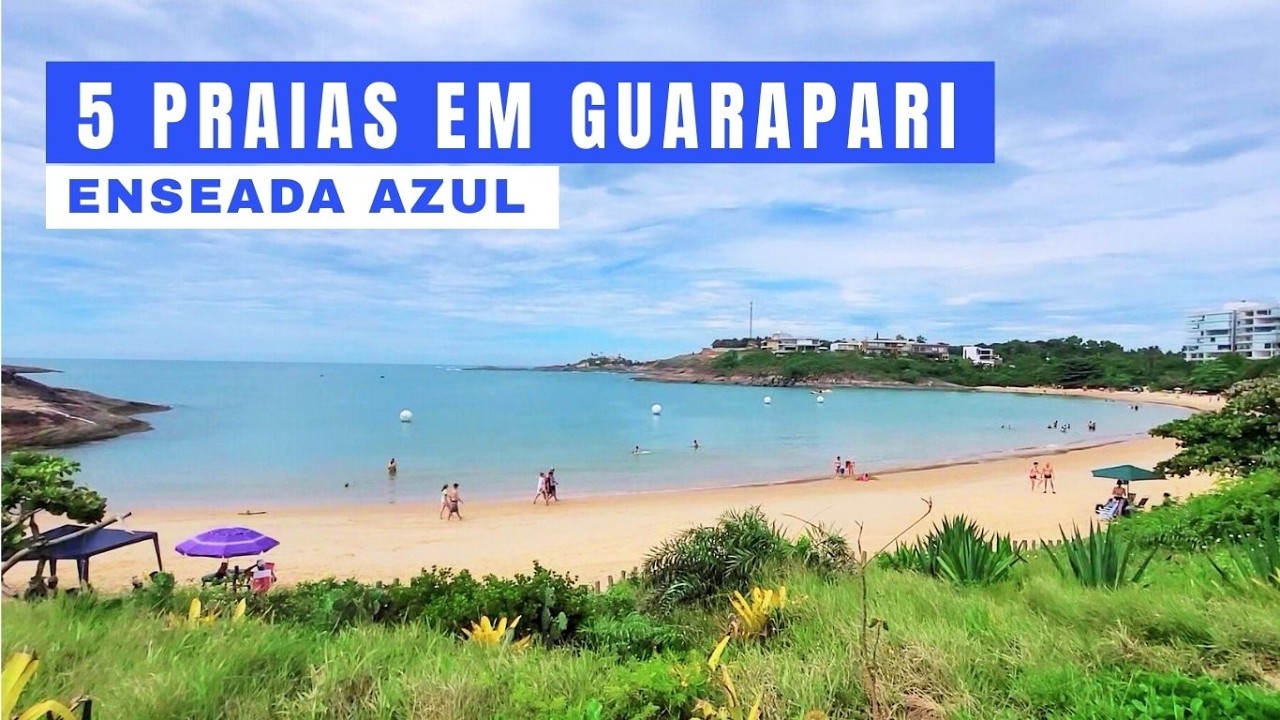 5 PRAIAS EM GUARAPARI NA ENSEADA AZUL