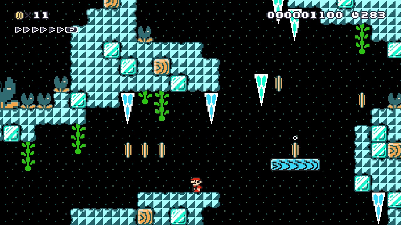 Super Mario Maker 2 🔧 Collapsing Cavern 🔧 by bran