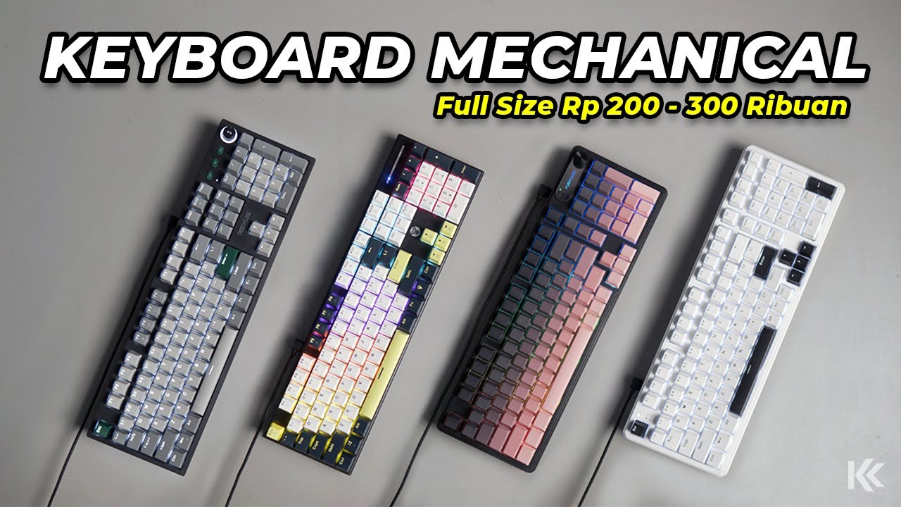 5 Rekomendasi KEYBOARD MECHANICAL FULL SIZE Murah Terbaik 2026